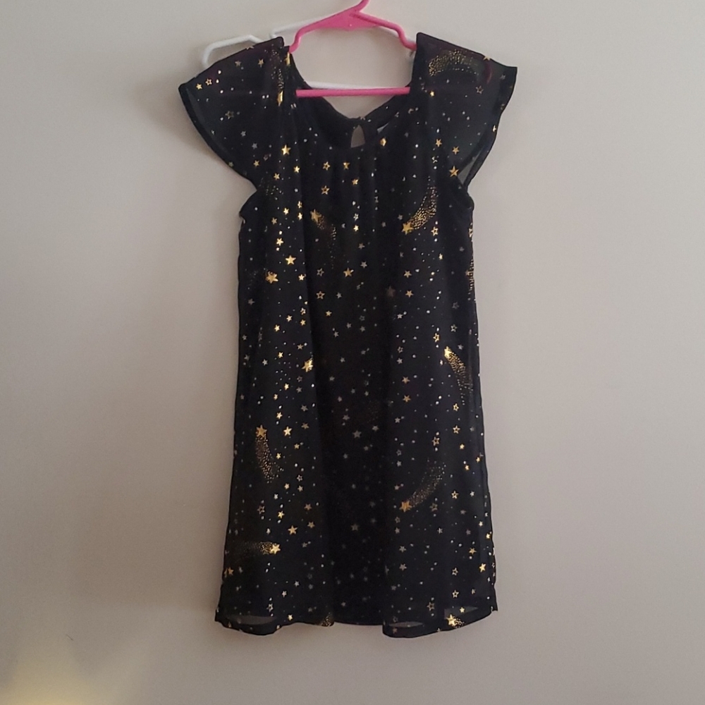 Girls shimmering star dress